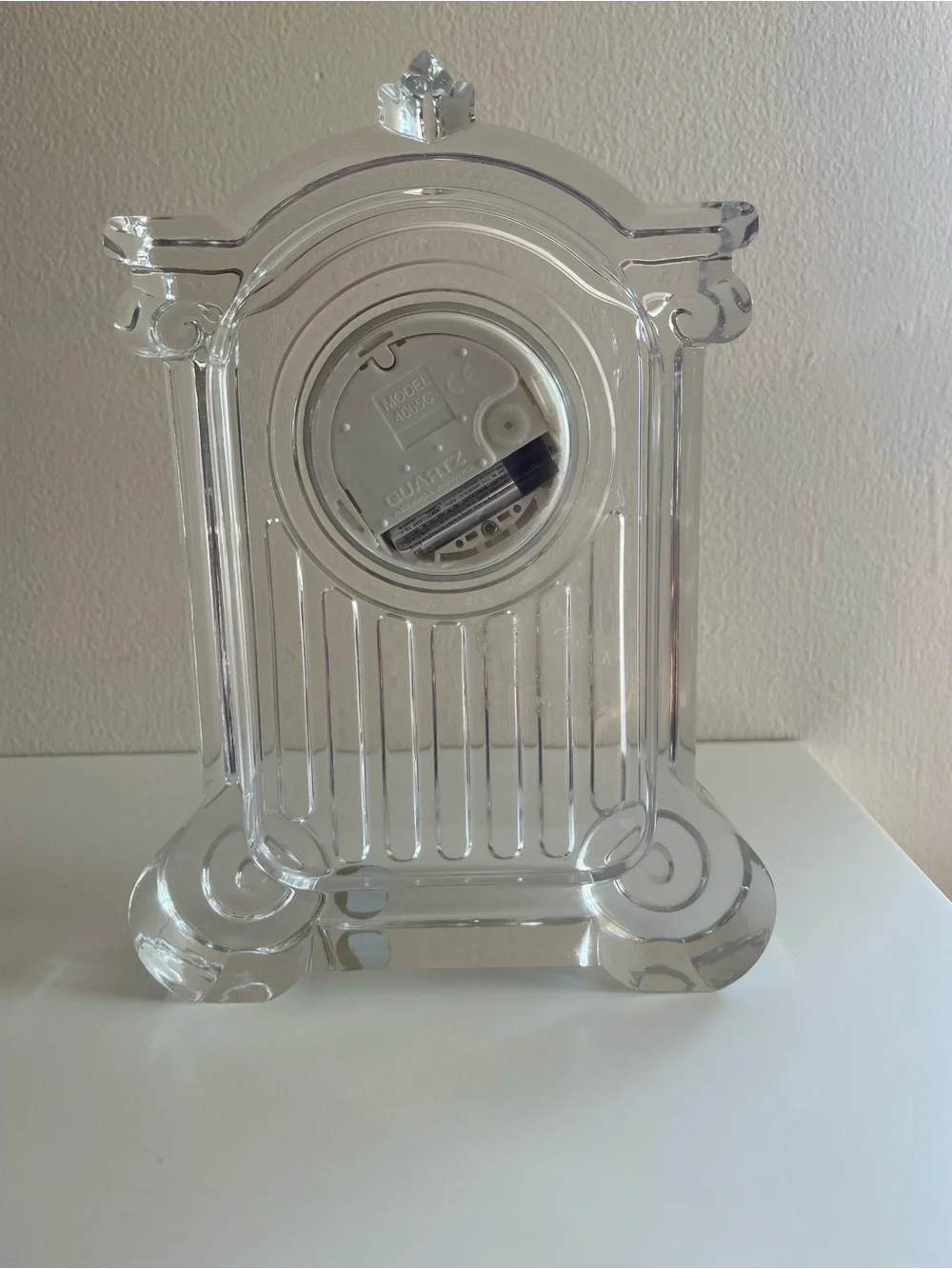 Vintage glass mantel